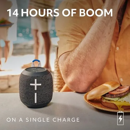 The Ultimate Ears WONDERBOOM 4 Portable Waterproof Speaker - Sand | in real use