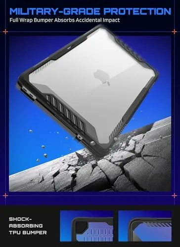 Close look at the SUPCASE for MacBook Neo 13 Inch Case with Stand 2026 build quality