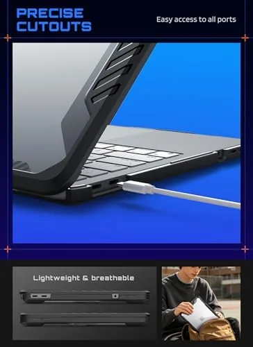Another view of the SUPCASE for MacBook Neo 13 Inch Case with Stand 2026