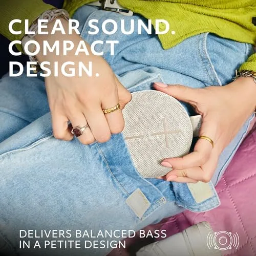 Another view of the Ultimate Ears MINIROLL Ultra-Portable Waterproof Speaker - Sand | Ultra-Portable