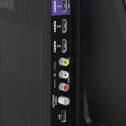 The Roku voice remote being used to search for a show
