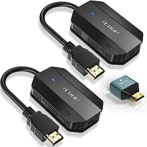 EDUP® Wireless HDMI Transmitter and Receiver 4K Decode 1080P Output | Plug & Play,Long Review: Tested and Rated