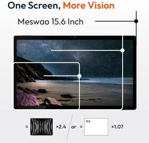Another view of the 15.6 Inch Tablet, Android 16, Widevine L1, FHD IPS Display