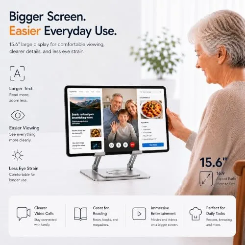 The 15.6 Inch Tablet, Android 16, Widevine L1, FHD IPS Display compared in context
