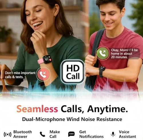 Close look at the MorePro Smart Watch (Answer/Make Call), 1.83" Health Fitness Watch with build quality