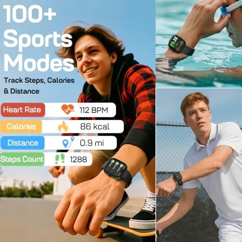 The MorePro Smart Watch (Answer/Make Call), 1.83" Health Fitness Watch with in real use