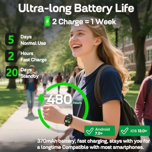 The MorePro Smart Watch (Answer/Make Call), 1.83" Health Fitness Watch with compared in context