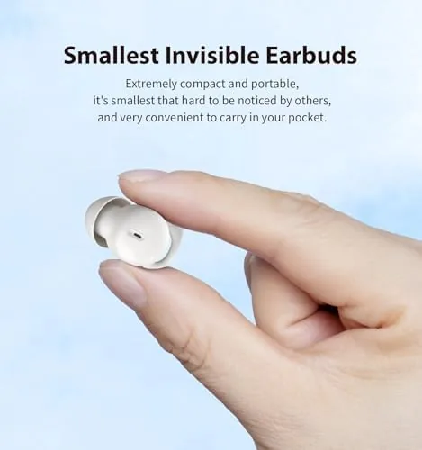 The Invisible Sleep Headphones, Mini Sleep Earbuds for Side Sleepers (White) in real use