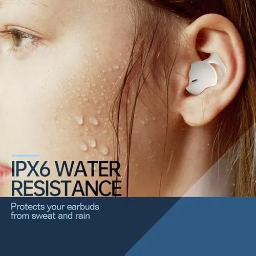 The Invisible Sleep Headphones, Mini Sleep Earbuds for Side Sleepers (White) compared in context