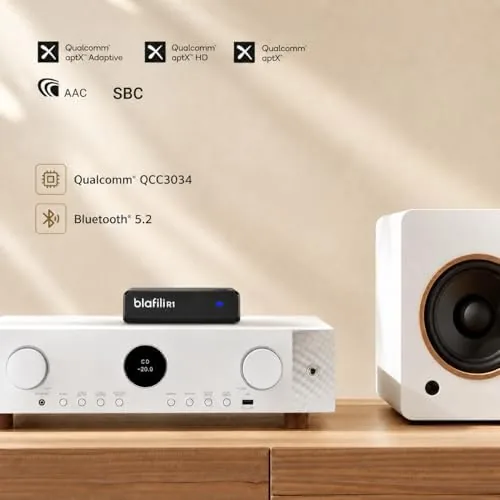 The R1 Bluetooth Receiver for Home Stereo with RCA Line Out compared in context
