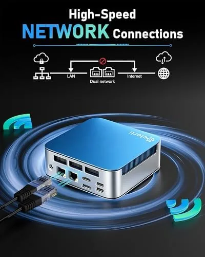 The Getorli mini PC compared against a larger budget mini PC