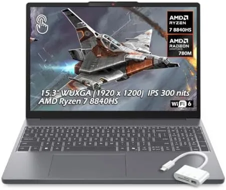 The Lenovo IdeaPad Slim 3 15.3" WUXGA Touchscreen Laptop, AMD Ryzen in real use