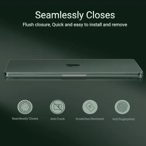 Close look at the MOSISO Compatible with MacBook Neo Case 13 inch 2026 Release build quality