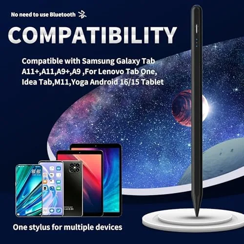 Another view of the Stylus Pen Android for Samsung Galaxy Tab A11+/A11/A9/A9Plus/A8/A8plus/A7/A7lite Push-Button Switch