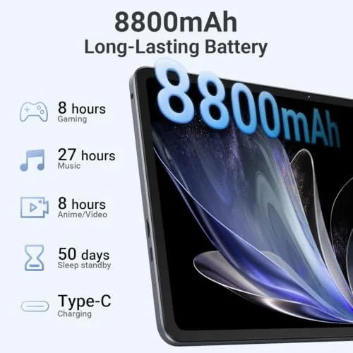 The Tablet 12 Inch, Android 16 Tablet, 2K IPS, 30GB RAM compared in context