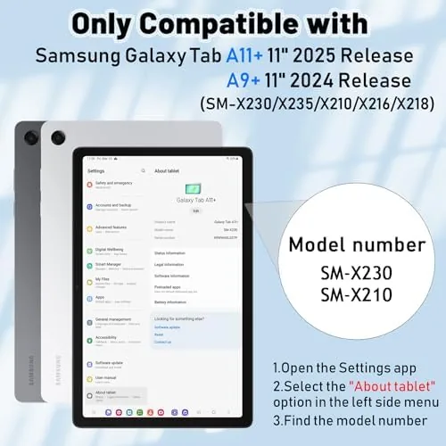 Close look at the Shockproof Case for Samsung Galaxy Tab A11+ / A9+ Plus build quality