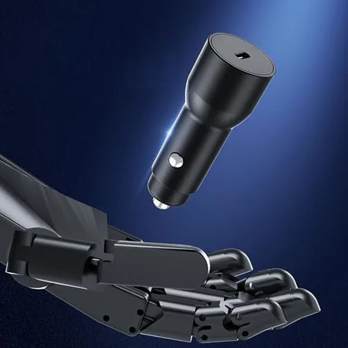 Detail shot of the USB C Car Charger Fast Charging,20W Type-c Car Adapter, 4 features