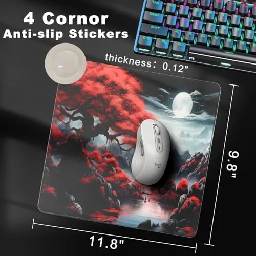 The Glass Mousepad, Hard Surface Gaming Mouse Pads, Mousepad Gaming, Glasspad compared in context