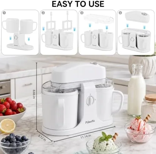 Testing the Pukomc Home Ice Cream Maker Machine with 2 Ice Cream over two weeks
