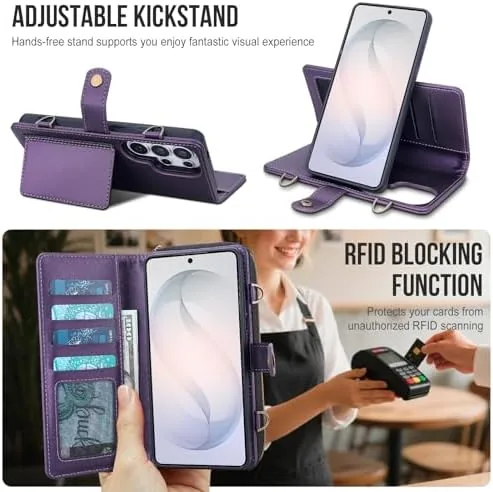 Testing the for Samsung Galaxy S26 Ultra Detachable Wallet MagSafe Case, Purple over two weeks