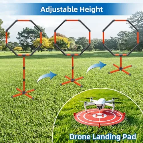 Another view of the Drone Obstacle Course Kit 3 Hoop Sizes (27", 23", 20")
