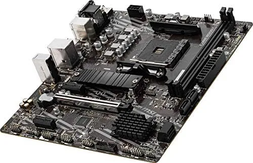 PRO B550M-P installed in a compact micro ATX gaming case