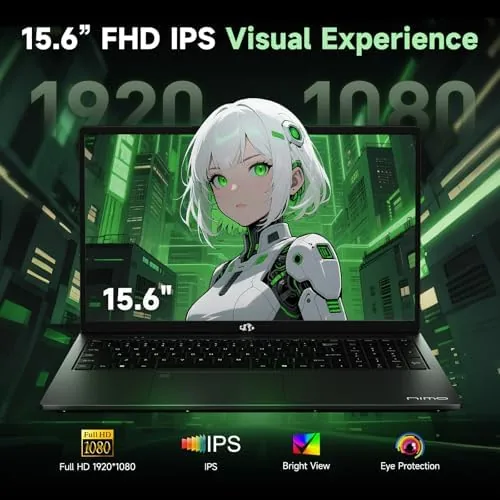 Detail shot of the NIMO Gaming Laptop, AMD Ryzen 7 7735HS 8 Cores (Up features