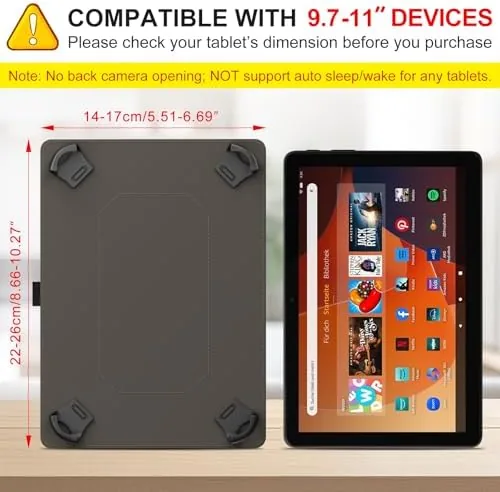 Close look at the Universal 10/10.1 Inch Tablet Case for Android 16/15 Tablet | build quality