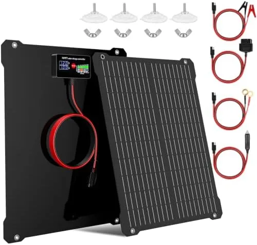 Paodekua 15W 12V Waterproof MPPT Solar Battery Charger & Maintainer, UltraSmart Charge Controller with Review: Tested and Rated