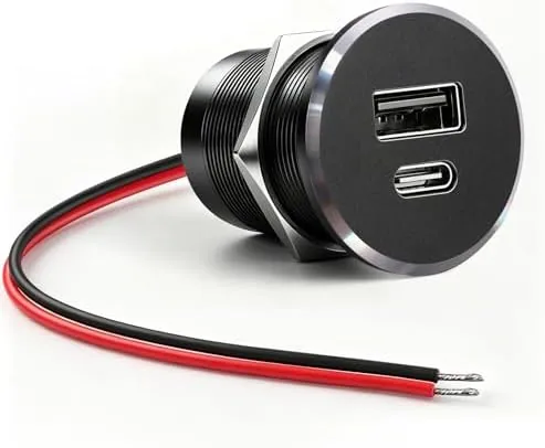 Acegoo 12V USB Outlet with Decorative Ring, Aluminum Dual Port Car Charger | PD3.0+QC3.0 Review: Tested and Rated