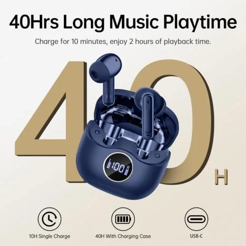 Detail shot of the xinwld Adaptive Hybrid Active Noise Canceling 2026 Wireless Earbuds, 6 features