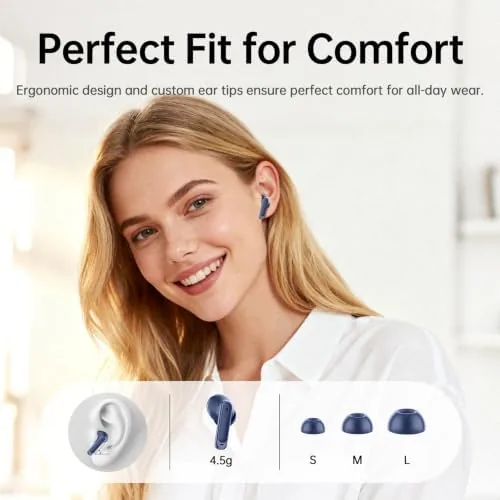 Testing the xinwld Adaptive Hybrid Active Noise Canceling 2026 Wireless Earbuds, 6 over two weeks