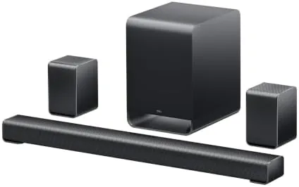 TCL S65K S Series 5.1 Channel Soundbar System with Dolby Atmos, DTS:X, Wireless Subwoofer Review: Tested and Rated