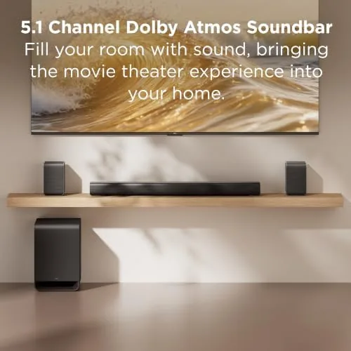 Close look at the TCL S65K S Series 5.1 Channel Soundbar System with Dolby build quality