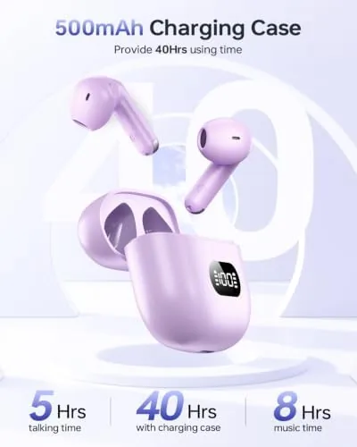The KTGEE Wireless Earbuds Bluetooth 5.3 Ear Buds Headphones, 40Hrs Playback in real use