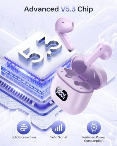 Another view of the KTGEE Wireless Earbuds Bluetooth 5.3 Ear Buds Headphones, 40Hrs Playback