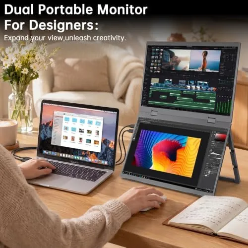 A color accurate photo displayed on one of the FHD panels