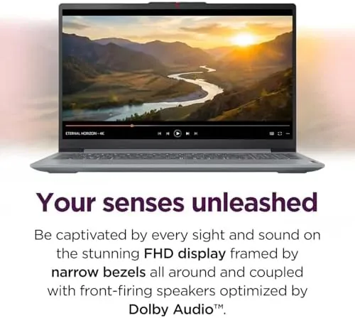 Close look at the Lenovo IdeaPad Slim 3i • 15.6" FHD Laptop with Microsoft build quality