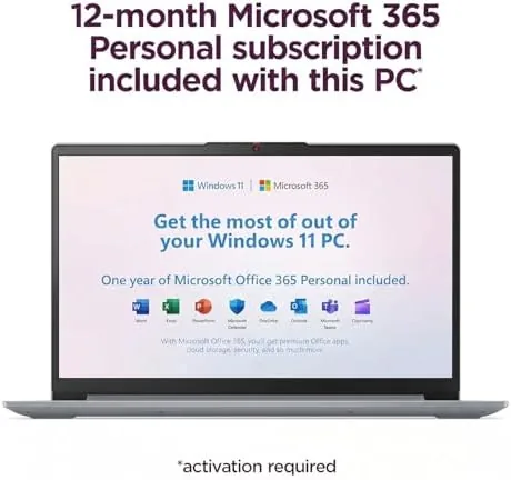Detail shot of the Lenovo IdeaPad Slim 3i • 15.6" FHD Laptop with Microsoft features