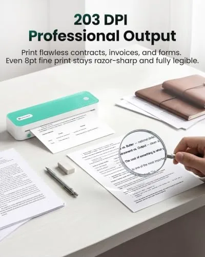 Testing the P1 Portable Inkless Printer, 203 DPI Wireless Thermal Printing for over two weeks
