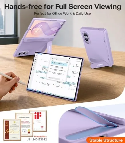Close look at the TORRAS for Samsung Galaxy Z Fold 8 Case, Magnetic & build quality