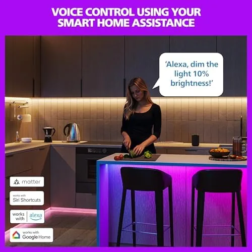 The Philips Smart Lighting Smart Plug, Automations, Connected by WiZ, Alexa compared in context