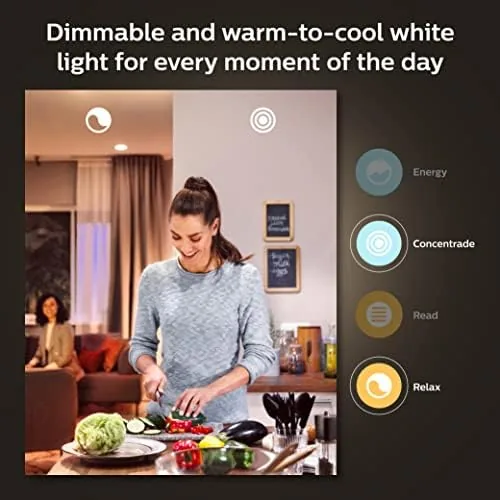 Another view of the Philips Hue Smart 75W A19 LED Bulb - White and