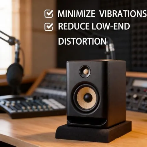 The 2 Pack Acoustic Isolation Pads, Studio Monitor Speaker Isolation Foam compared in context