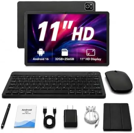 Overview of the Android 16 Tablet 11 inch, 32GB RAM 256GB ROM 1TB