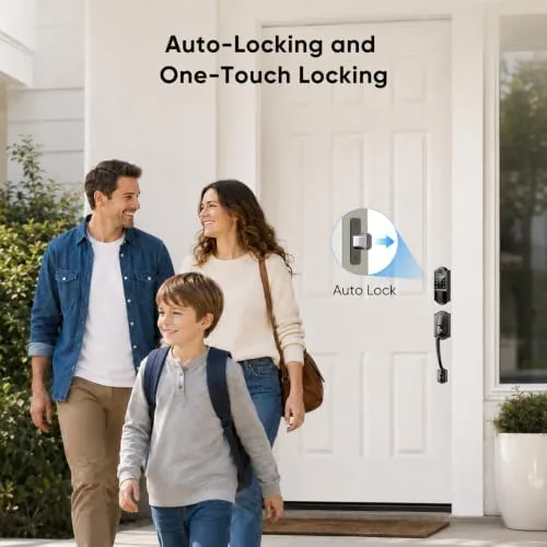 The Keyless Entry Door Lock with Auto Locking, Smart Locks for in real use