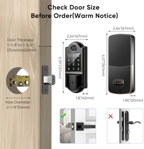 Testing the Keyless Entry Door Lock with Auto Locking, Smart Locks for over two weeks