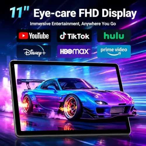 Close look at the 2026 Android 16 Tablet 11inch, 32GB +256GB +1TB Expand, 7800mAh build quality