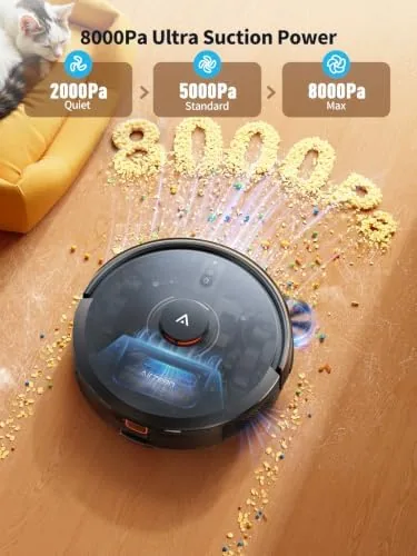 Close up of the robot vacuum laser turret and front bumper