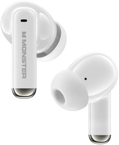 Overview of the Monster N-Lite 220 Wireless Earbuds, Bluetooth 6.0 Headphones, Clear Calls
